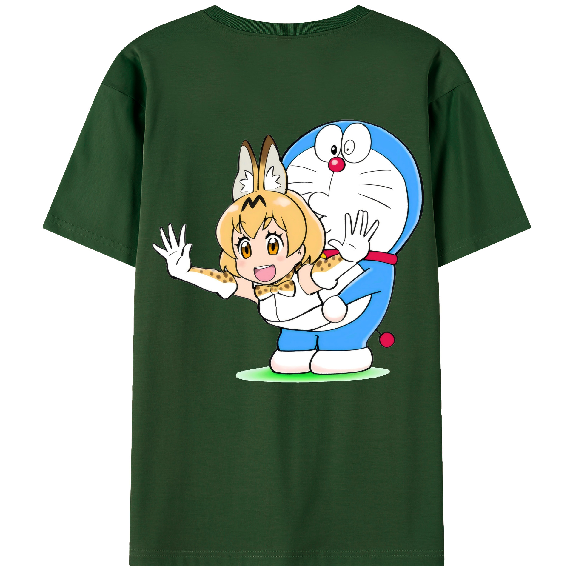 （画像用） ドラえもん Doraemon 綿100％半袖Tシャツ（背面プリント）